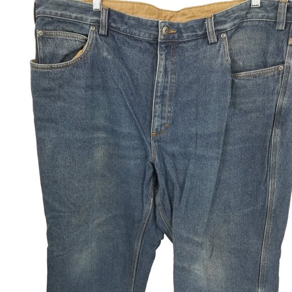 Duluth Trading Company Ballroom Flannel Lined Relaxed Fit Jeans Size 46 x 30 - Picture 4 of 11